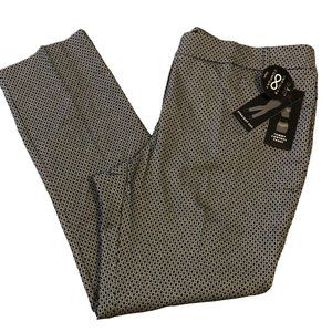 NWT Rekucci Curvy Woman Straight Cut Pants Plus Sz W20 Tummy Control Comfort